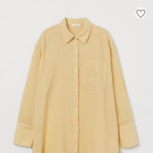 Linen oversized shirt